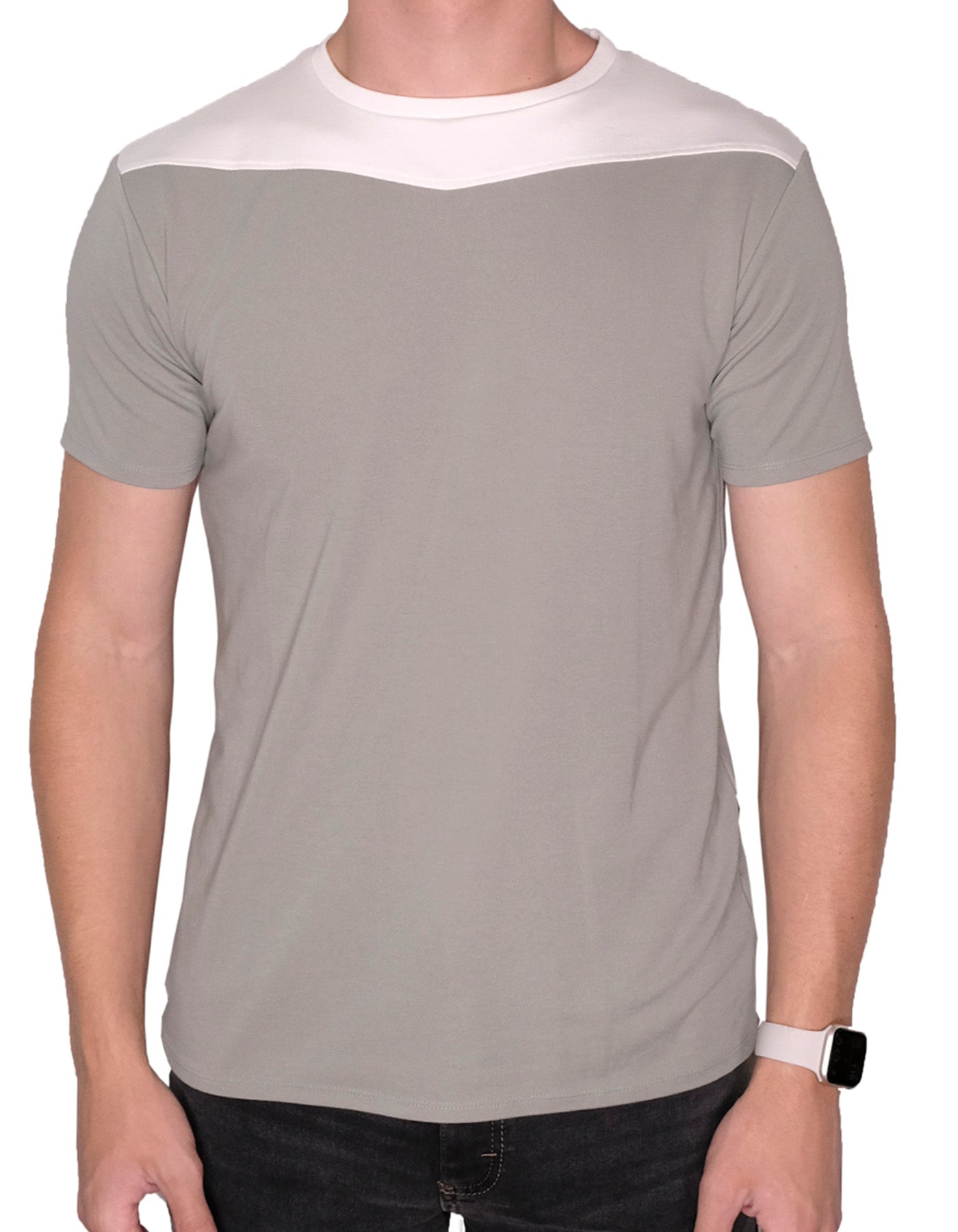 Short Sleeve Crew Collar