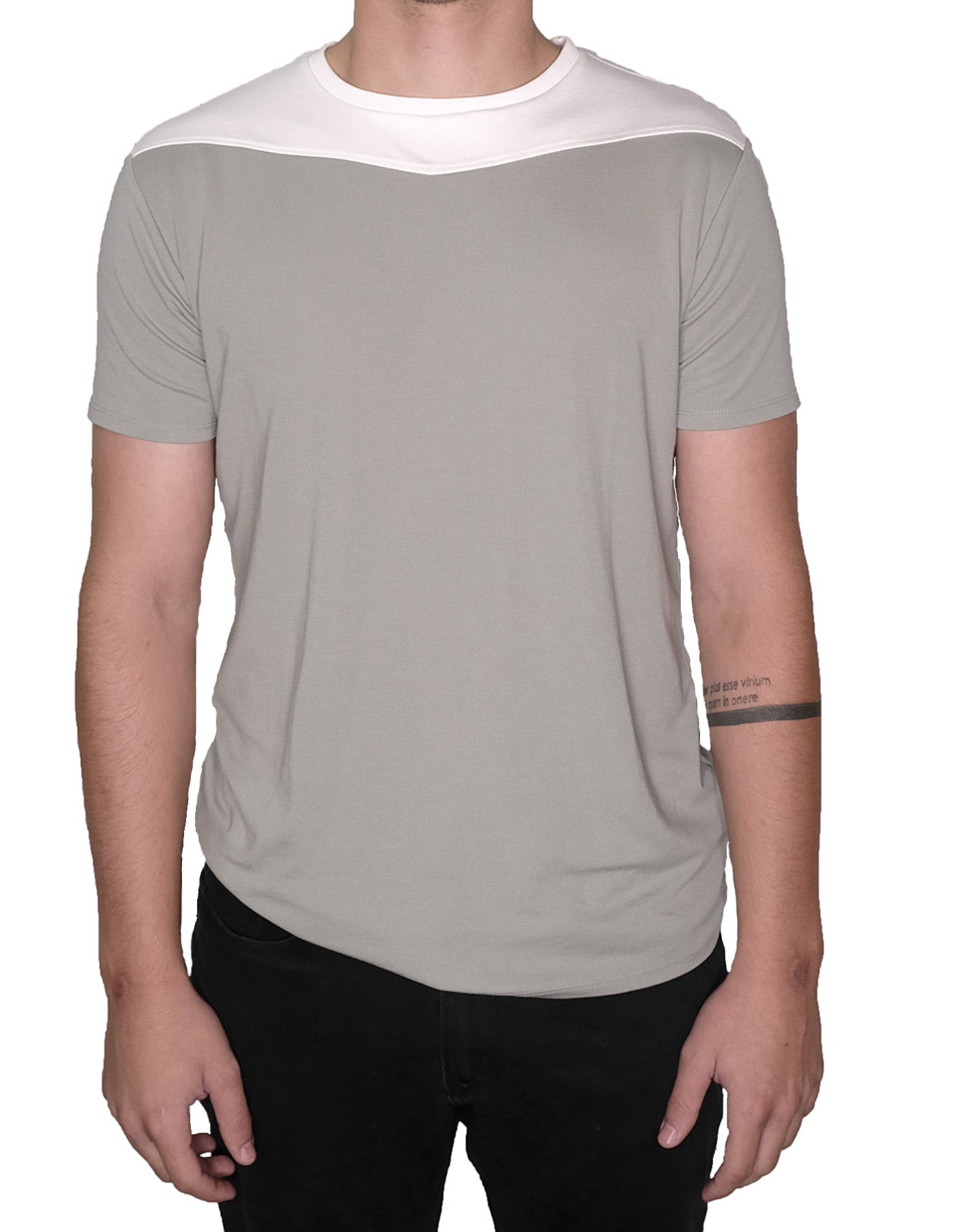 Short Sleeve Crew Collar